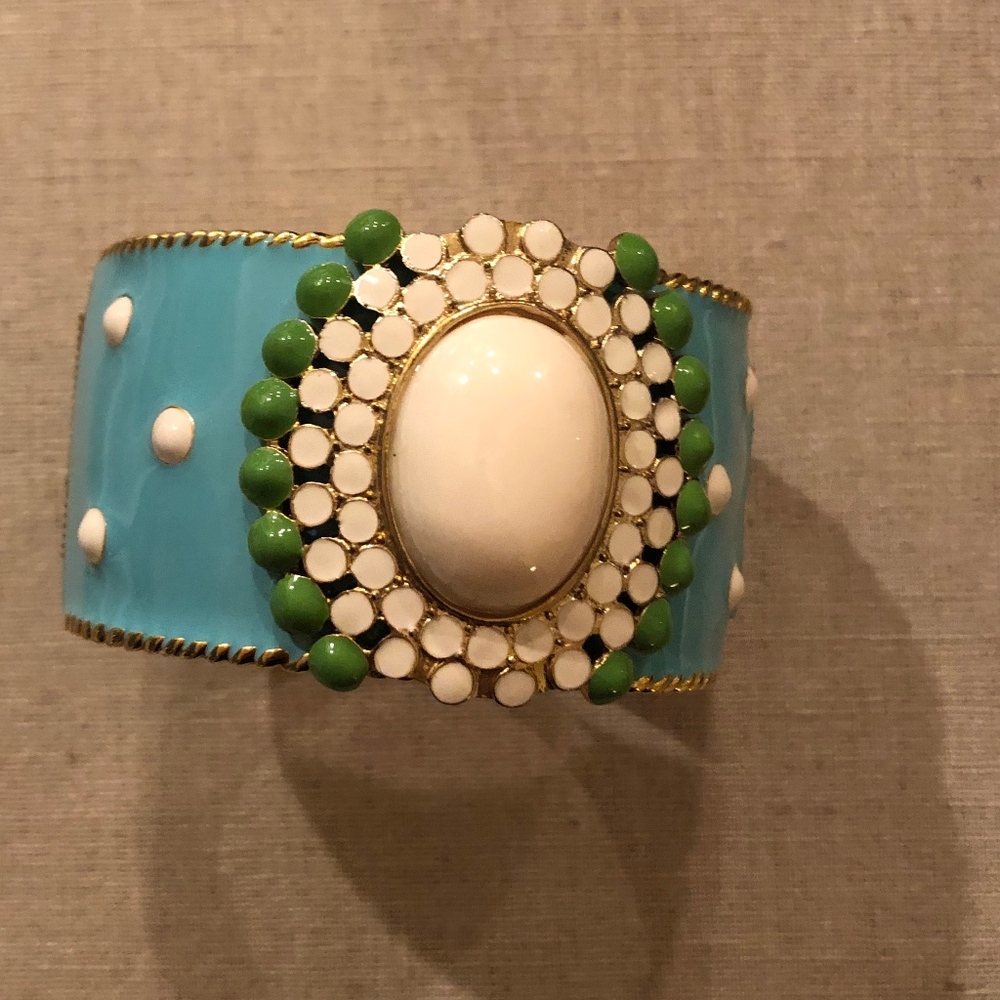 Stella and Dot Colorburst Enamel Cuff